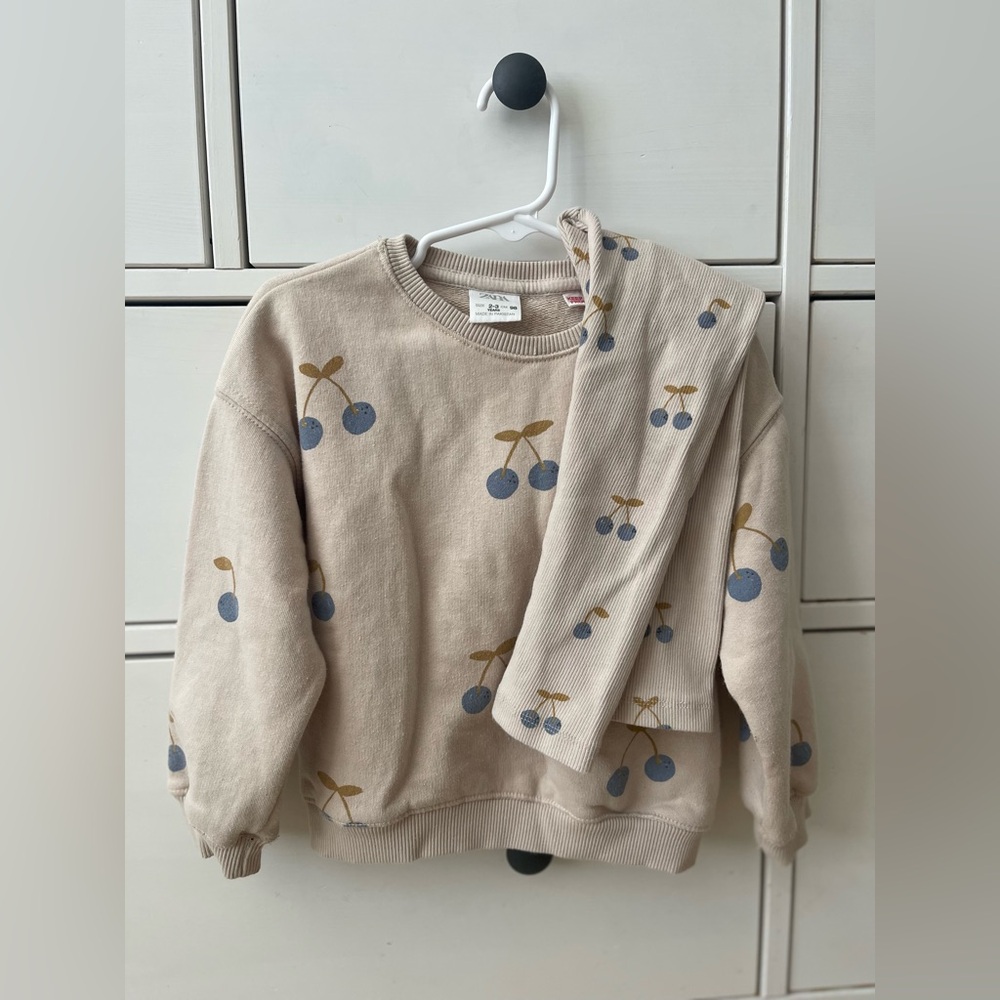 Zara matching set in 2-3T